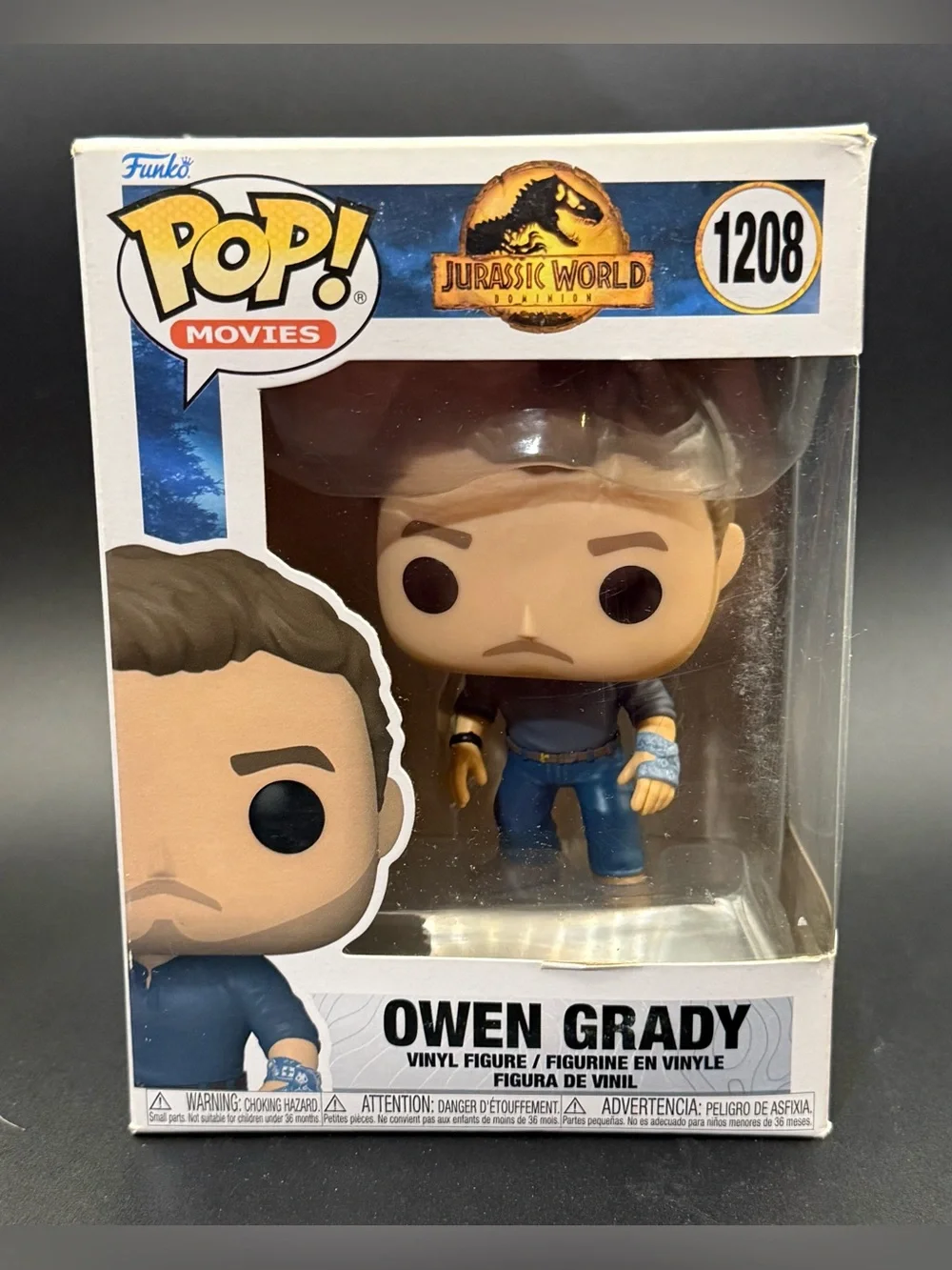 Funko Pop Movies #1208 Jurassic World Dominion Owen Grady Brand New